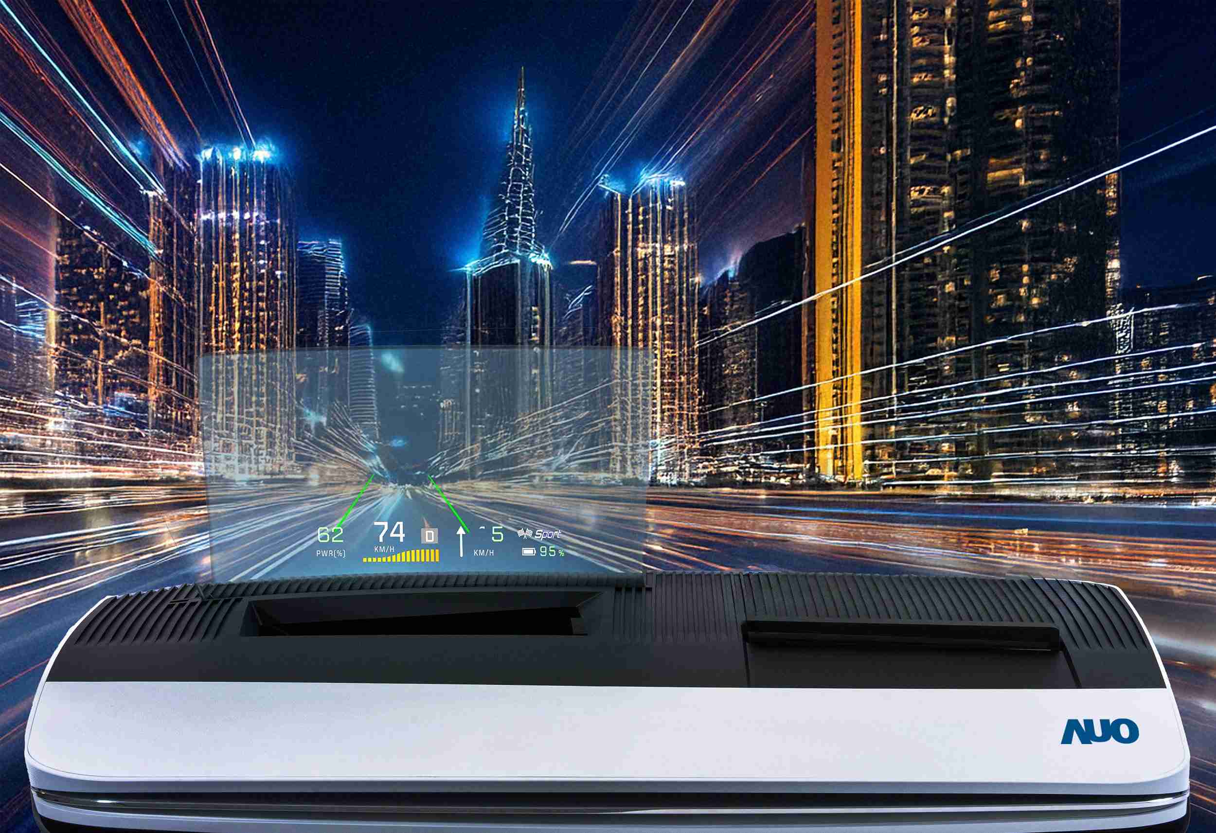 william威廉中文官网推出13吋Micro LED抬头显示器，，提供高入眼亮度、、、高色彩饱和度的显示质量，，，在阳光下或黑暗中都清晰可见，，并利用Micro LED模块体积小的优势，，，，解决车用空间有限的痛点